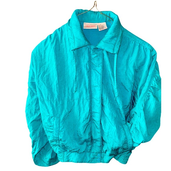 Vintage Vacimo 80’s Windbreaker: Women’s “Petite”: GUC: Zips and buttons - Picture 1 of 6